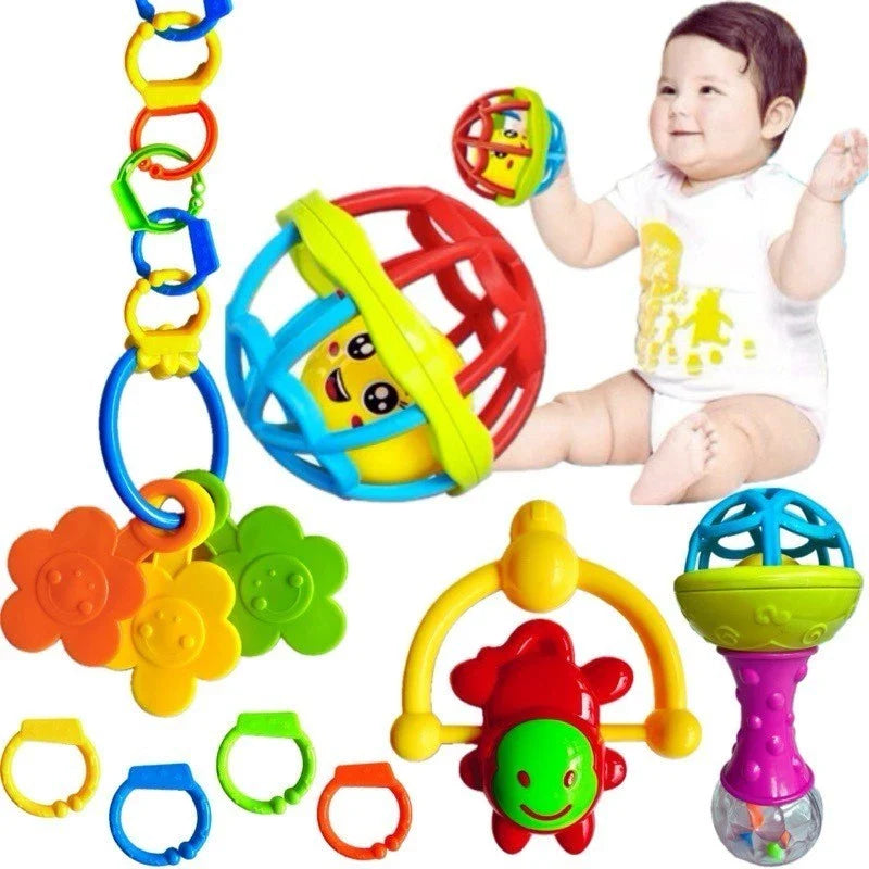 Kit de Brinquedos para Bebê 5 Peças